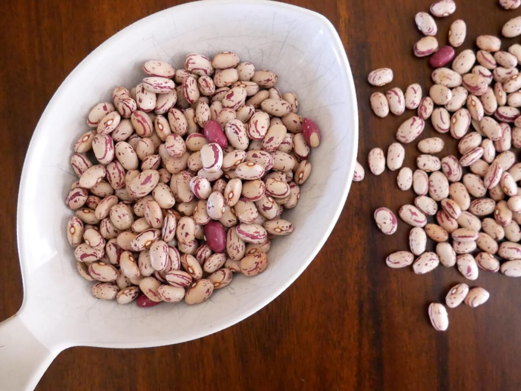 Dish of Cranberry Beans